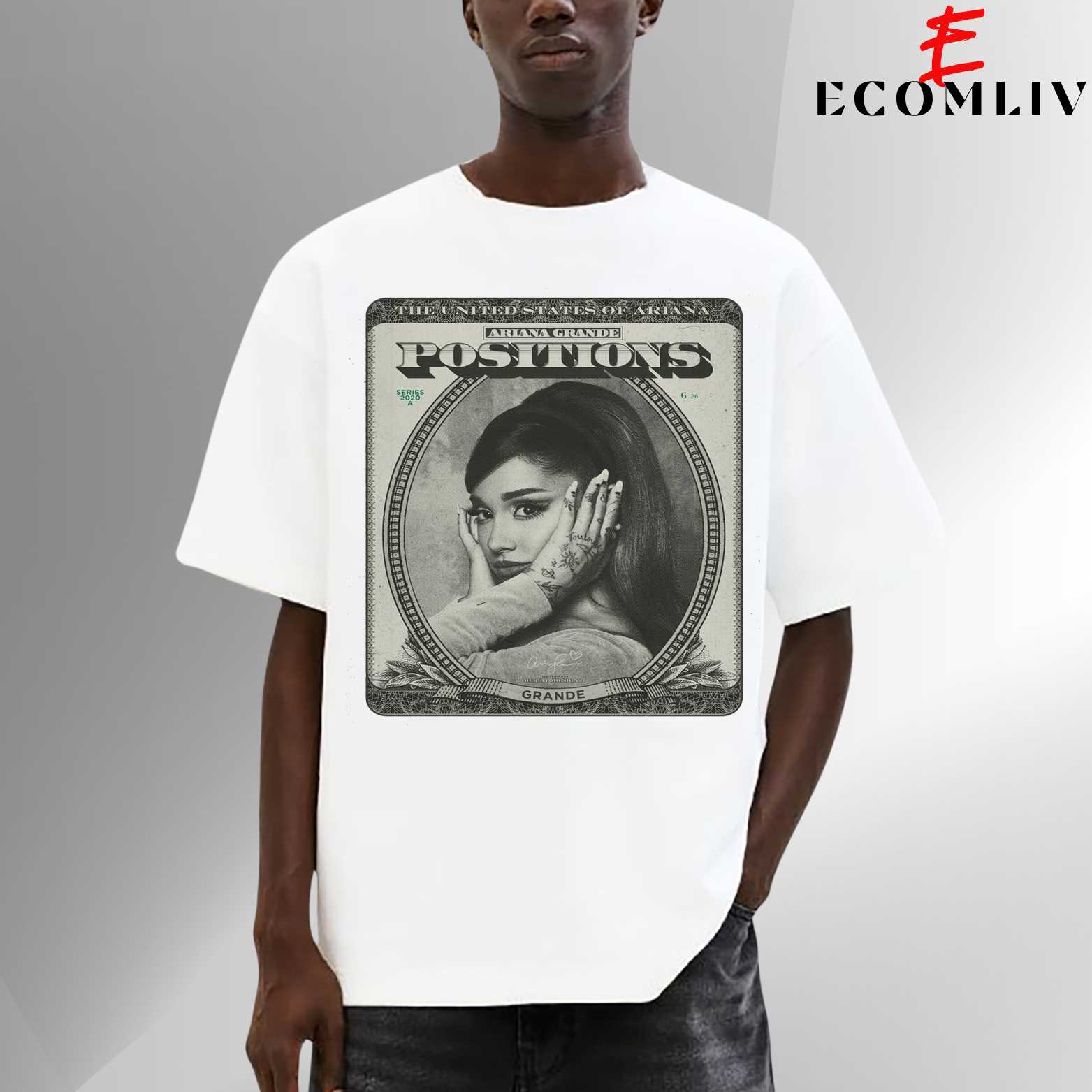 Ariana Grande Positions T-Shirt, Unisex T-Shirt